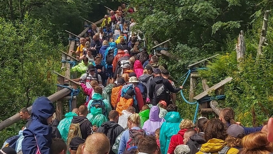 Rekordowe tłumy w Tatrach