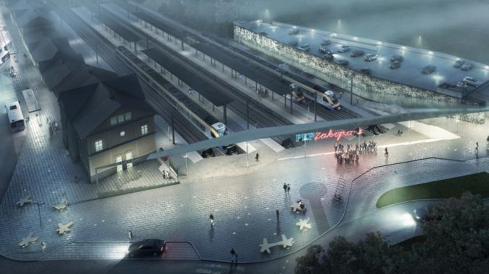 Projekt nowego dworca w Zakopanem