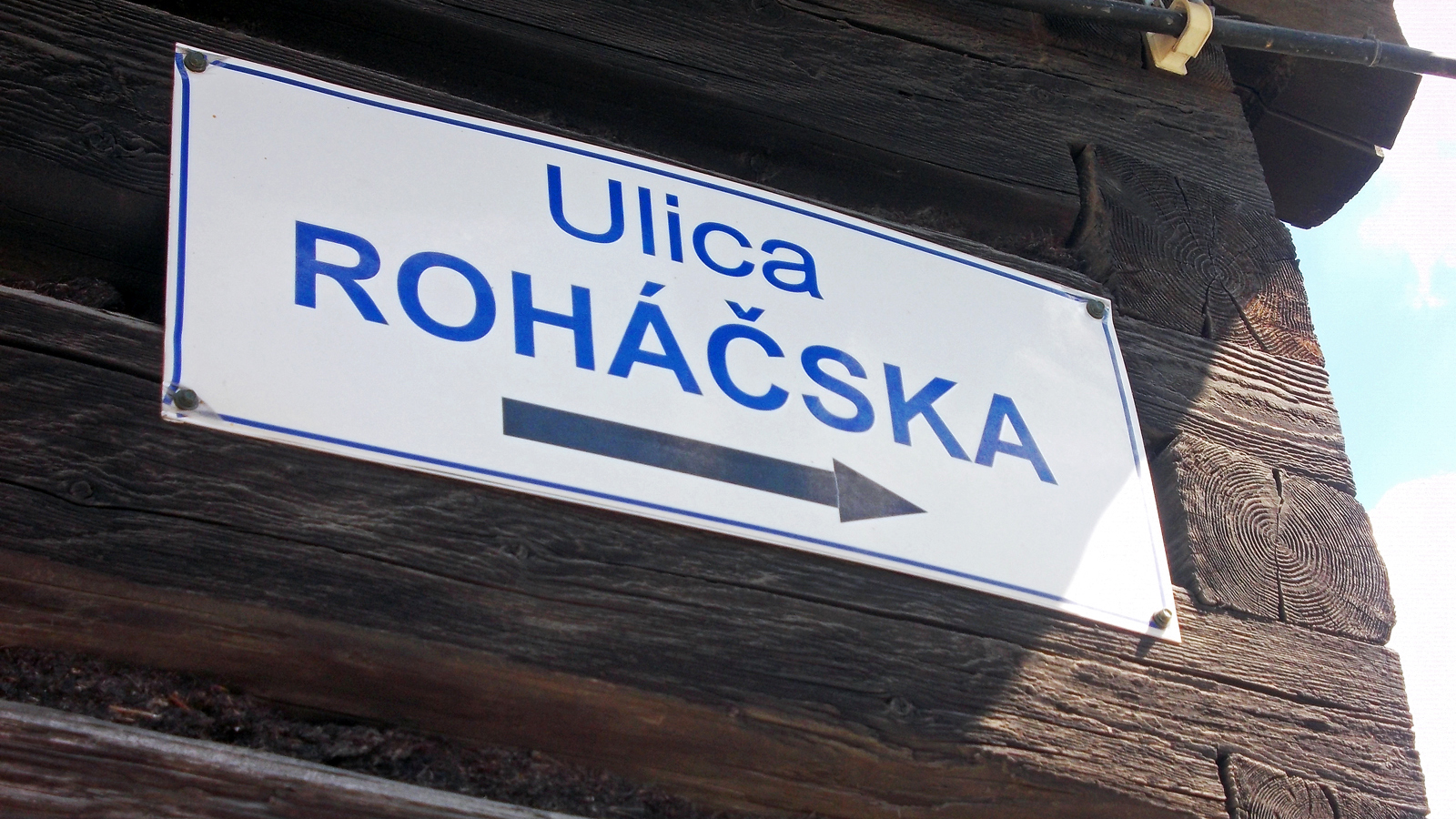 tabliczka na Słowacji