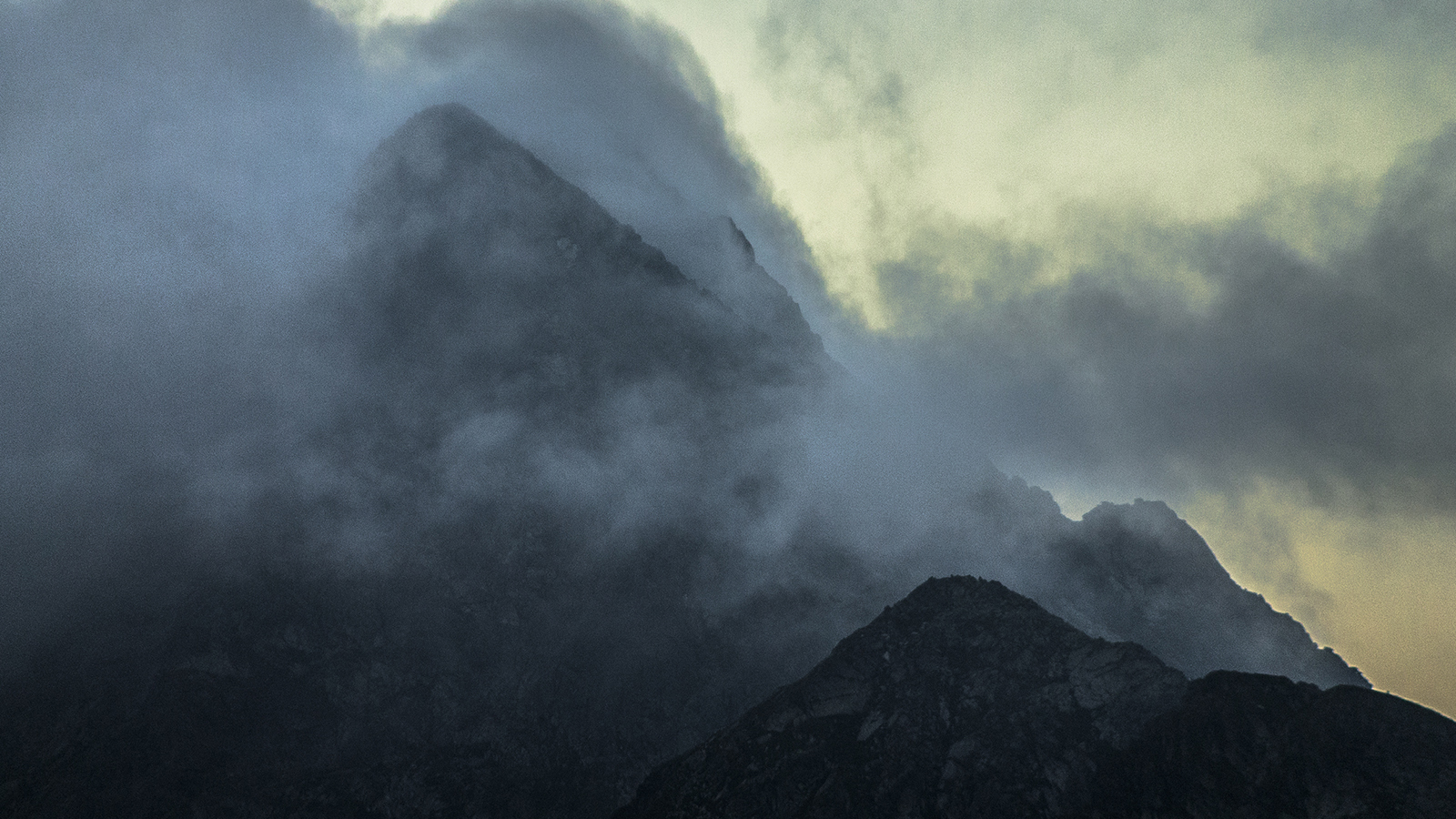 Zachmurzenie w Tatrach