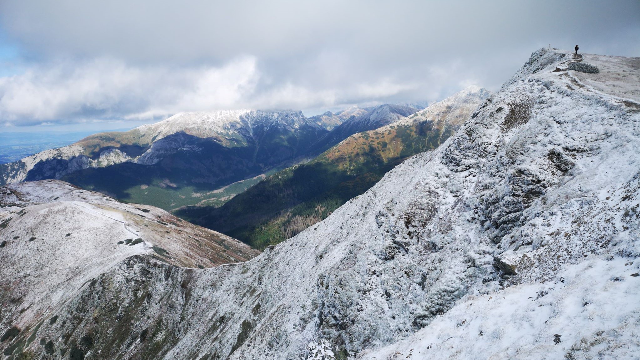 pierwszy śnieg w Tatrach