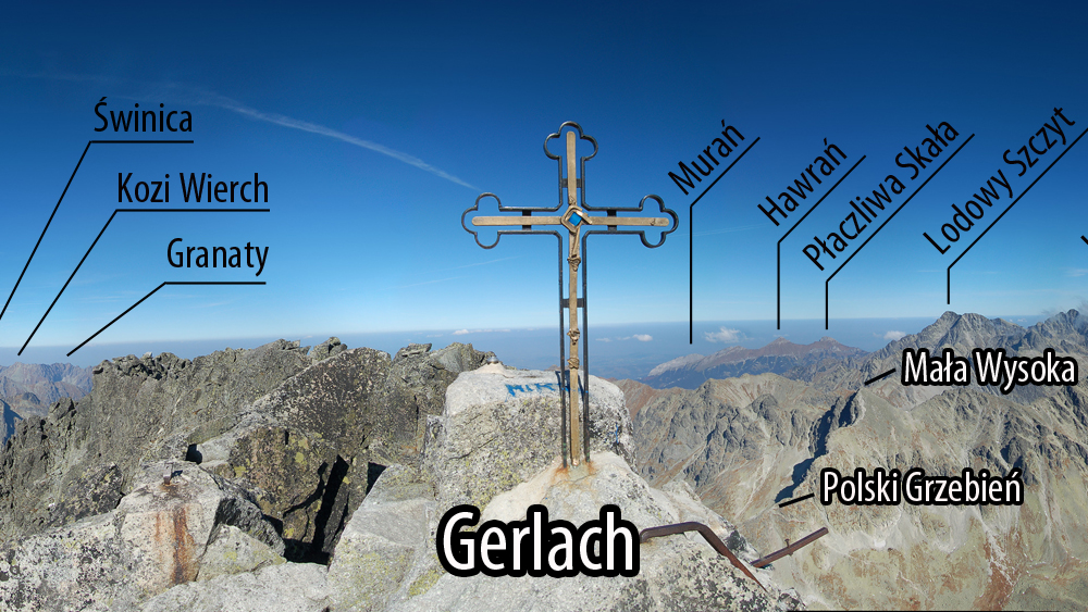 Panorama z Gerlacha