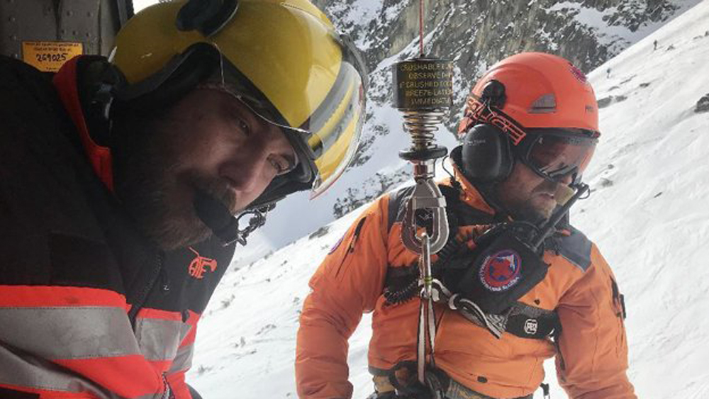 wypadek skialpinisty na Słowacji