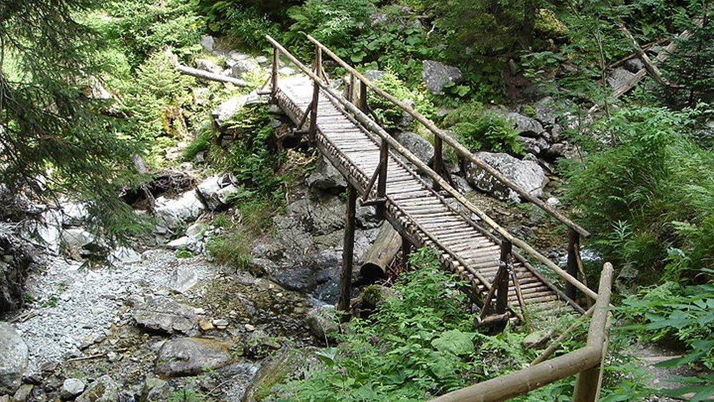Stary mostek w Dolinie Koprowej