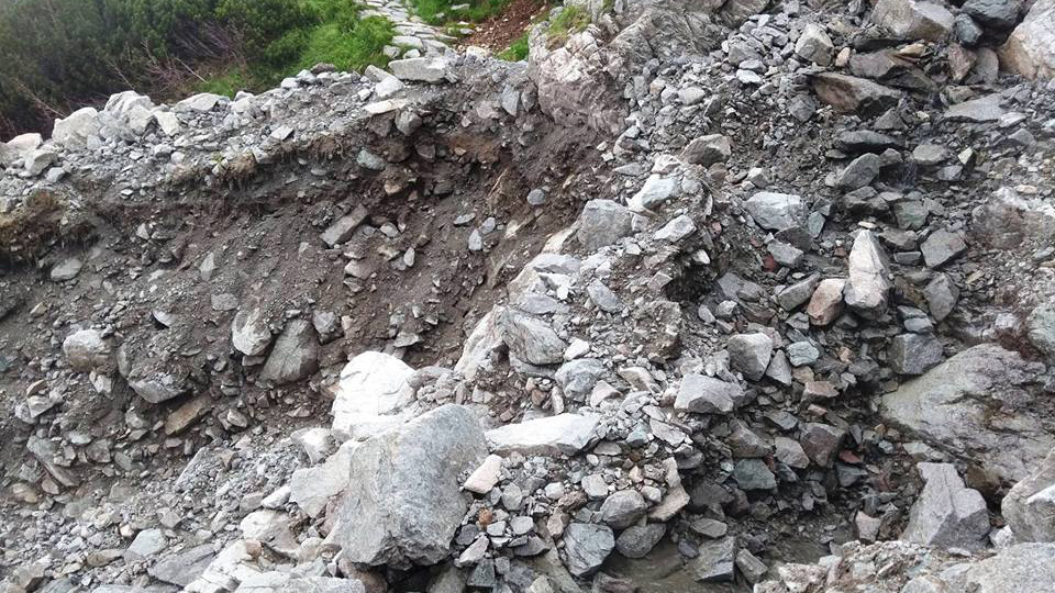 kamienne osuwiska w Tatrach