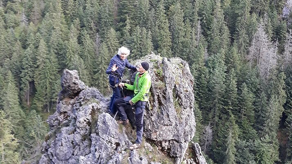 91-latka wspina się w Tatrach