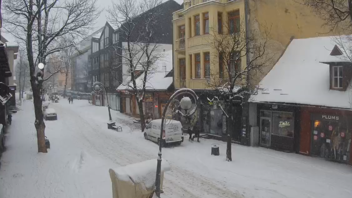 Krupówki zimą, Zakopane