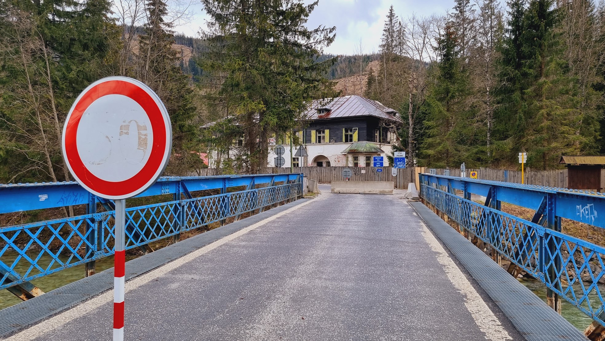 Granica ze Słowacją w Tatrach